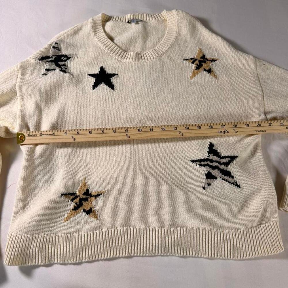 RAILS Cream black star pattern